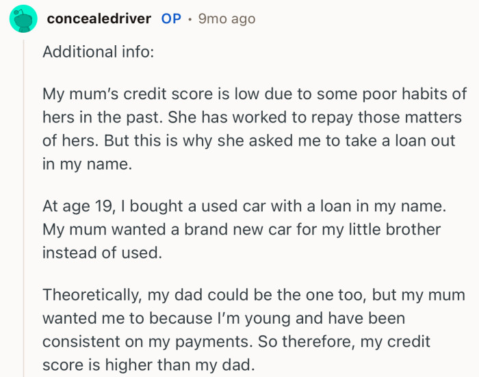 OP added some extra info