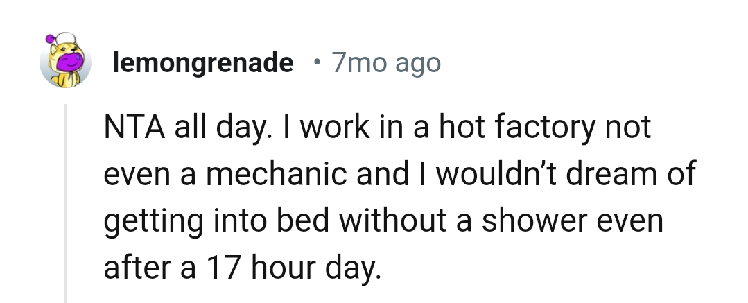 From someone who works in a hot factory