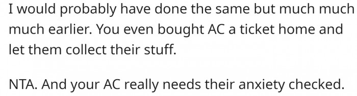 That person really needs to have their anxiety checked.