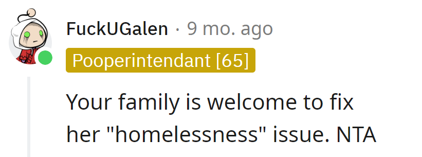 Definitely not the villain here!