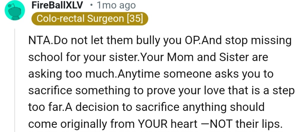 Check out some interesting comments we've gathered from the Reddit Community;