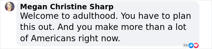 Planning and budgeting is key if you want to survive as an adult