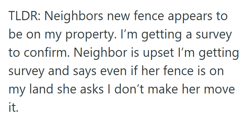 Her fence might be on his land, but her biggest concern was that he wouldn’t make her move it.