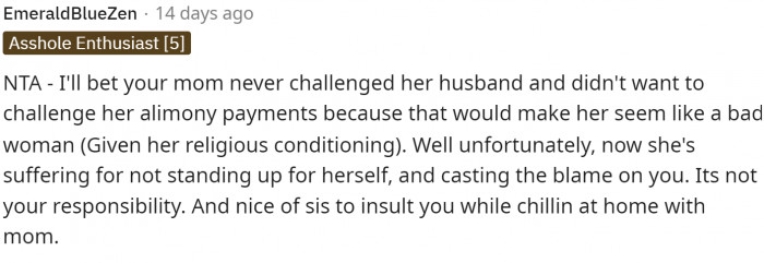 This is probably exactly why she didn't challenge it, and now she's living with the consequences.