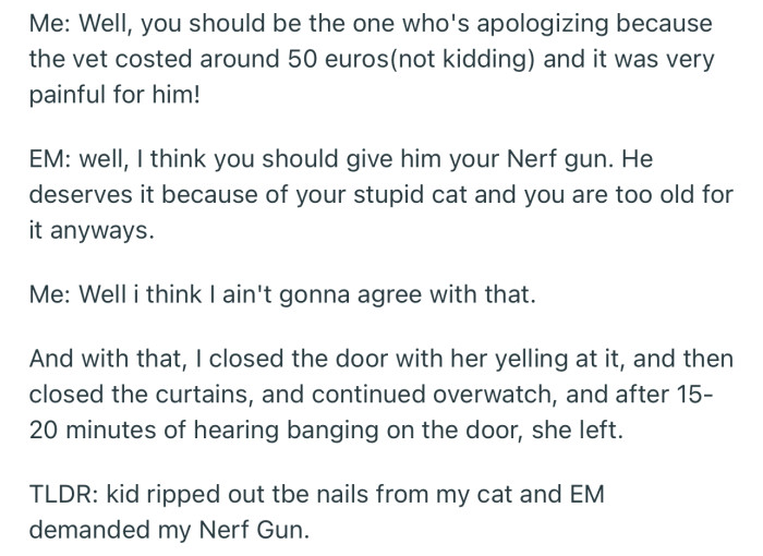 The final part of the conversation