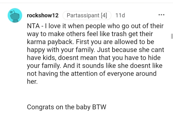 You are allowed to be happy with your family