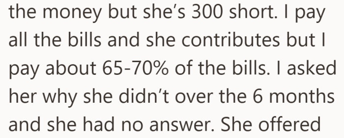 He starts laying out the financial imbalance that’s been sitting under the surface.