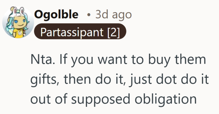 There’s a big difference between joyful giving and feeling boxed in by duty, and it shows.