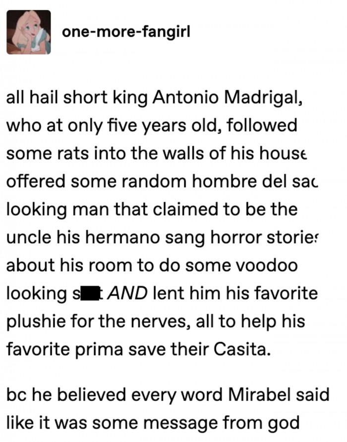 9. Antonio, the real hero