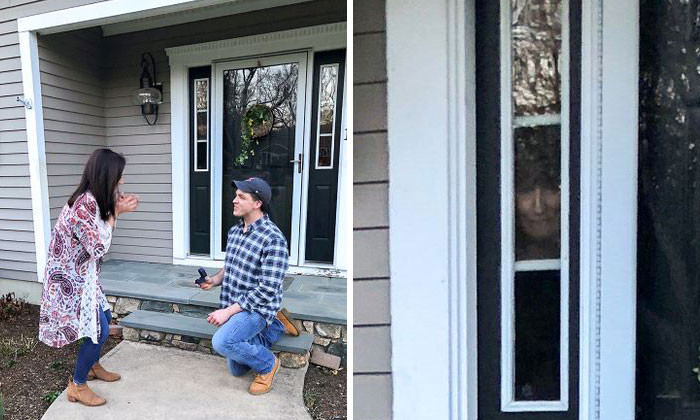 44. My Friend Sent Me Pictures Of Her Proposal. She Told Me To Look Closely