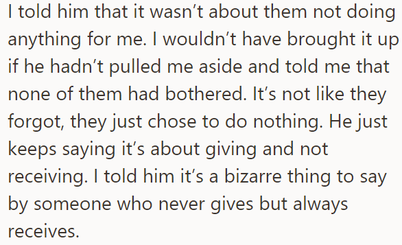 The boss insisted she should forget about her missed birthday and celebrate his, but the OP was firm in her decision: