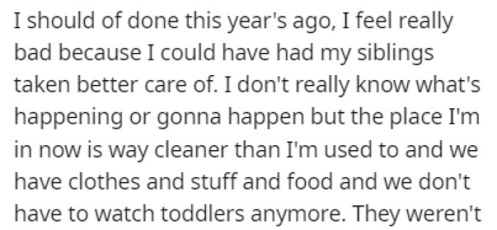 OP believes that this was something that needed to be done a long time ago