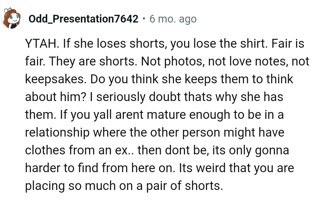 Not being mature enough