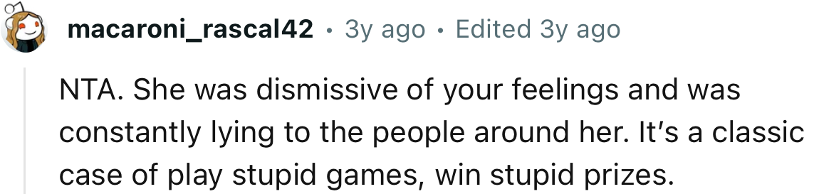 “It’s a classic case of play stupid games, win stupid prizes.”