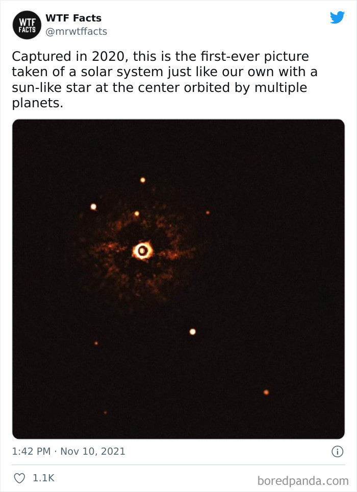 32. The first-ever picture of a solar system