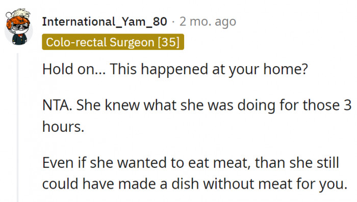 17. She could have chosen to be a decent person, but she didn't