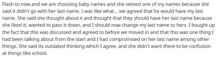 I should change my last name to hers