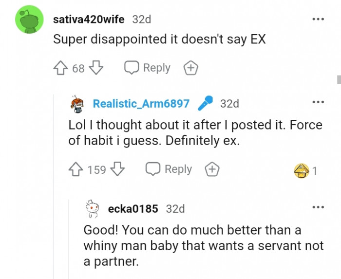 The OP is guessing that it's a force of habit