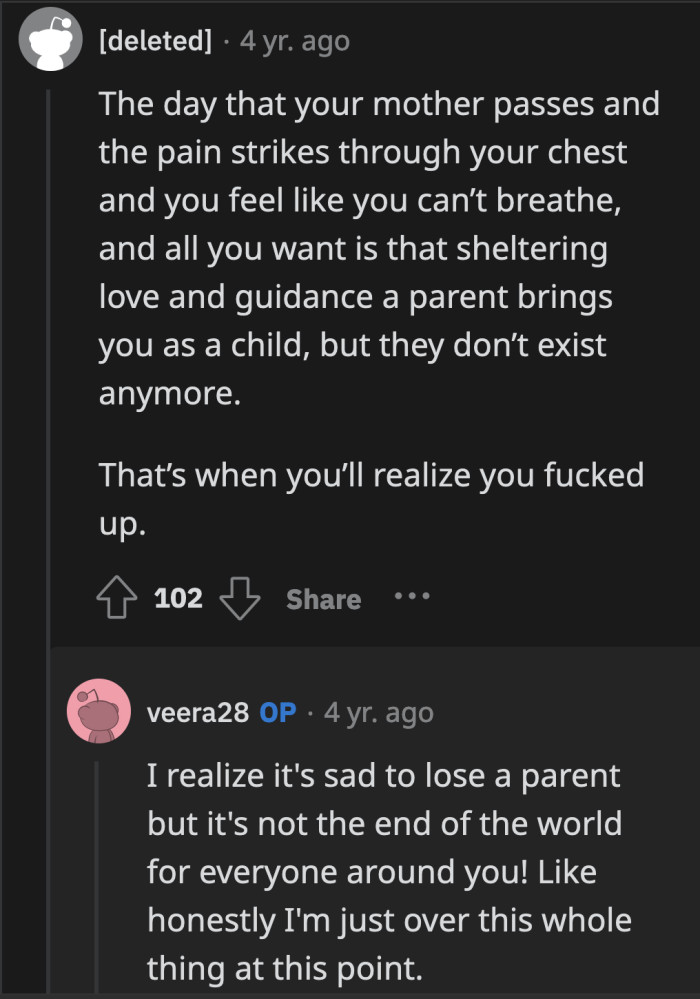 OP is a lovely person. She really is the best version of who she is.