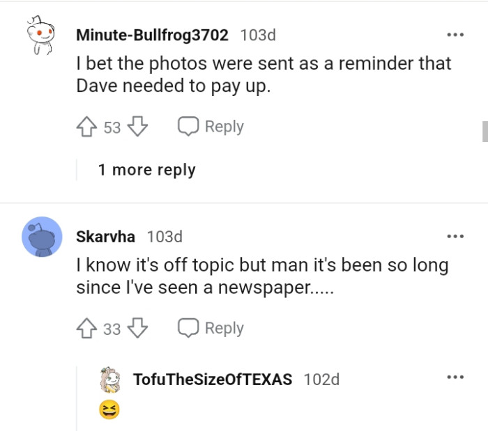 This Redditor Says Something Off Topic