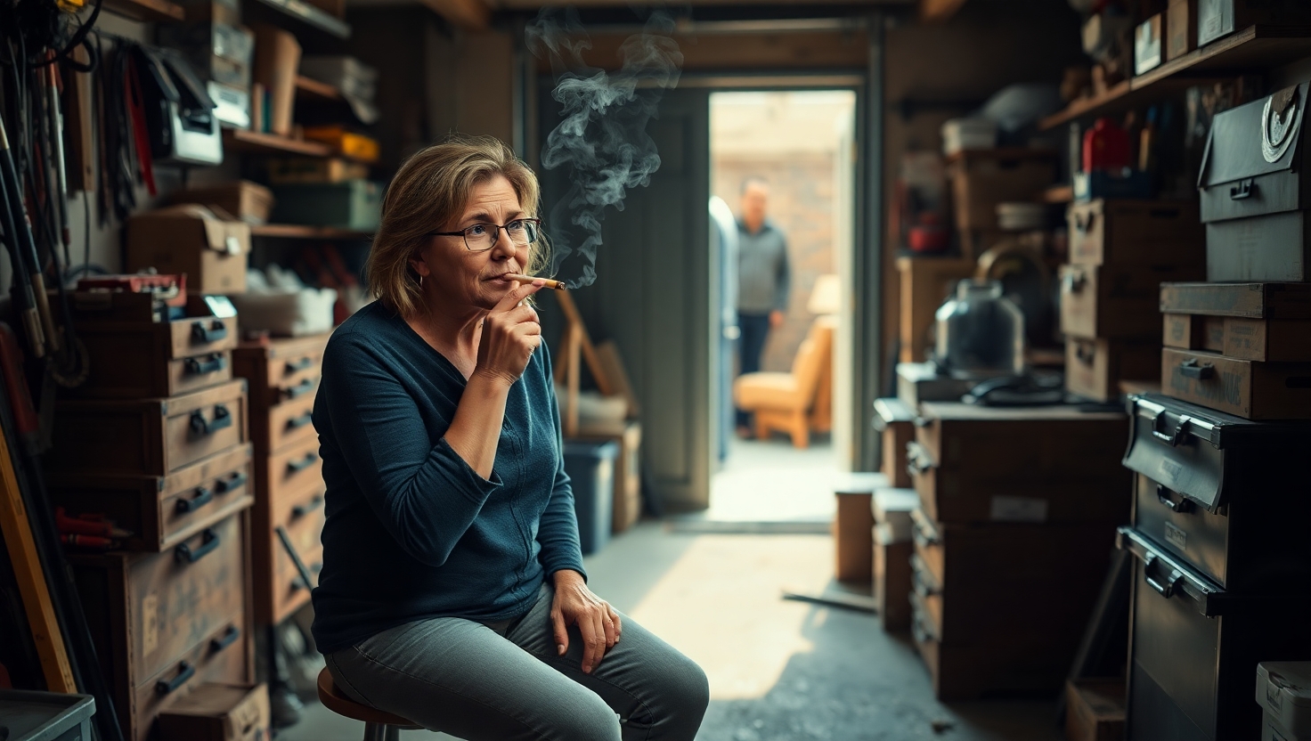 AITA for Smoking Cigarettes in Garage Despite Husband's Objections?