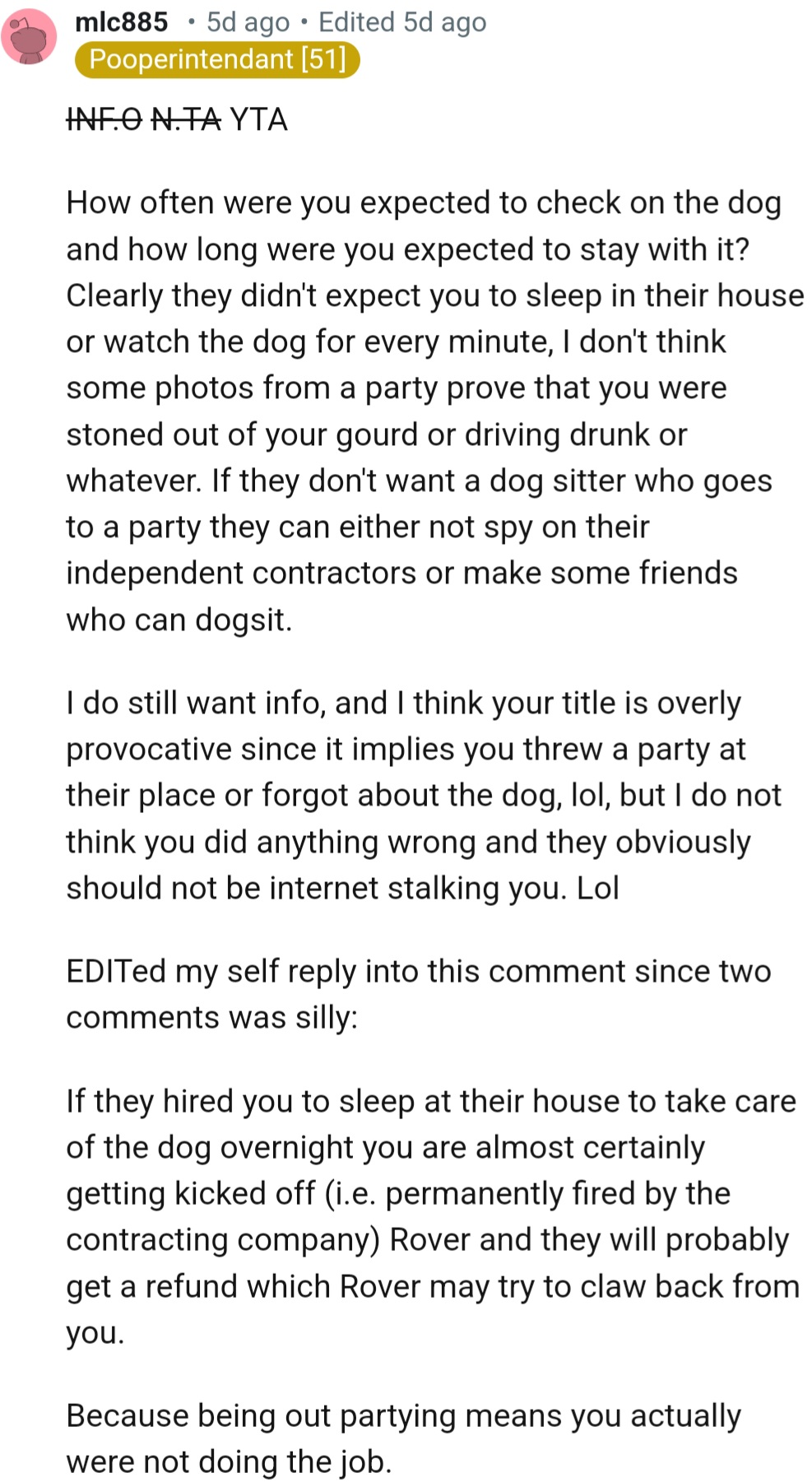 Check out some interesting comments we've gathered from the Reddit Community;