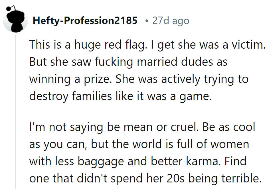 Time to swap out the baggage for a lighter carry-on. Here's to finding someone with better karma in the dating game!