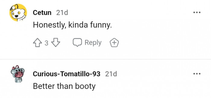 Another Redditor who thinks the whole thing is funny
