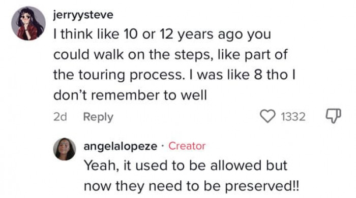 Climbing the pyramids was once allowed.