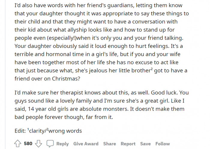 14-year-olds are monsters, but it doesn’t mean they’ll forever be bad people.