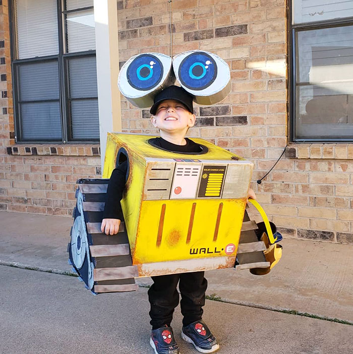 14. Finished My Son's Wall-E Costume Today