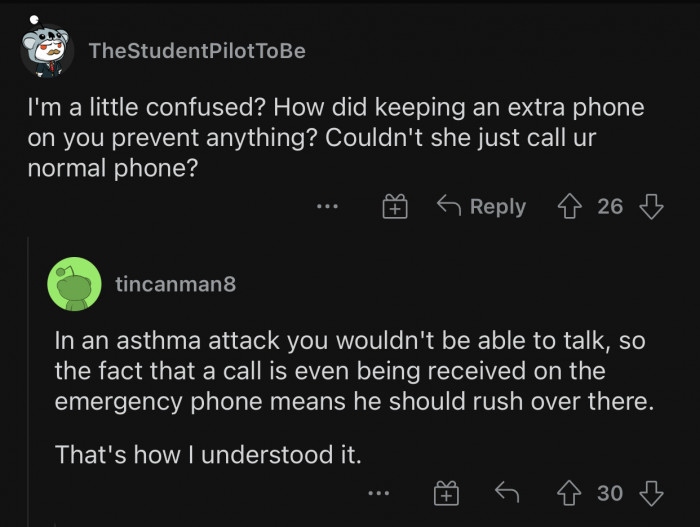 Instant panic when that phone randomly rings.