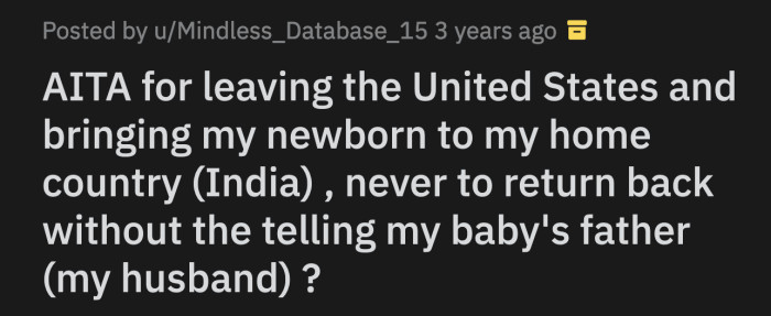 They told her to come home. Her former boss heard about OP's plight and was only too happy to offer her a job.