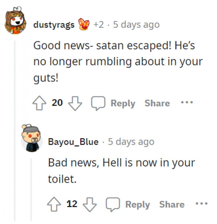 How does hell smell like?