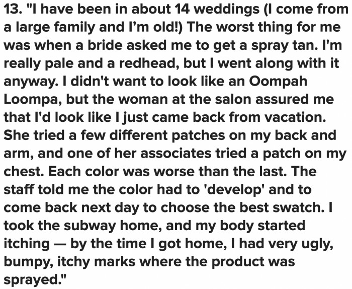 Brides and grooms get cold feet, but...