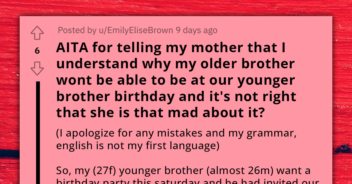 Mother Upset As Son Skips Sibling's Birthday Party To Stand By Girlfriend During Her Father's Surgery