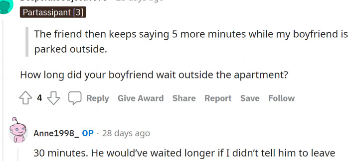 30 minutes is a long time