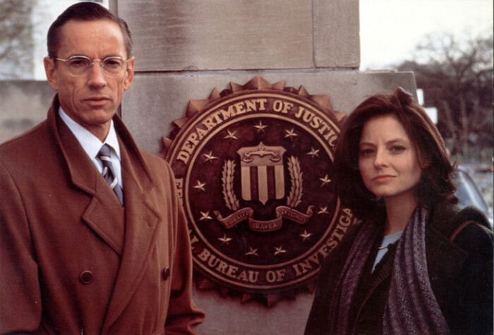 4. The Silence of the Lambs (1991) featuring Scott Glenn and Jodie Foster