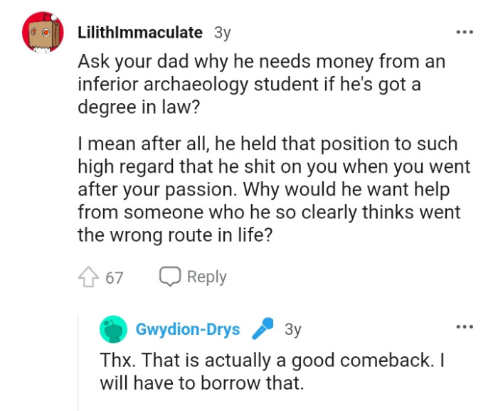 The OP went after his passion