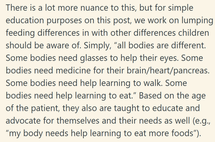 This therapist turned a tough topic into a gentle reminder: different needs aren’t indulgences, they’re care.