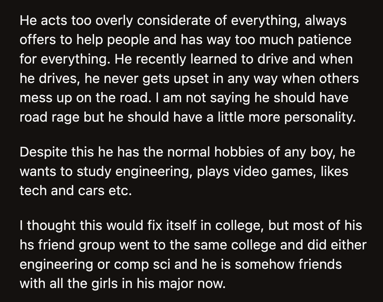 OP talked to his son about his observations regarding masculinity and warned him how his friendships could impact his future. He said he would look like a weakling to other people. His son got upset.