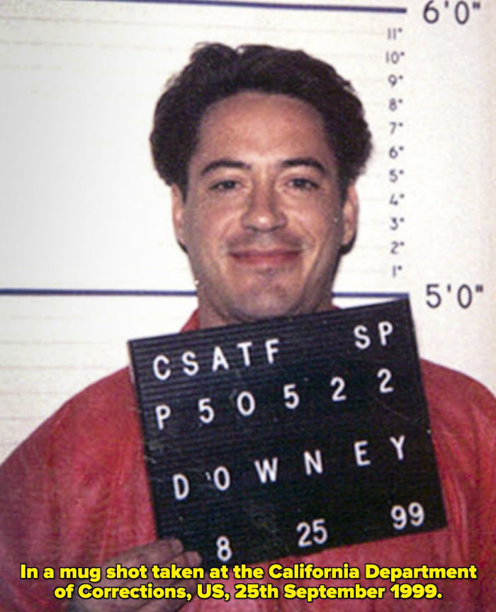 Mug shot at the California Department Of Corrections in 1999