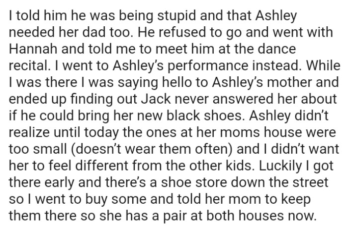 OP Ended Up Finding Out That Her Husband Never Answered Her About Whether He Could Bring Her New Black Shoes