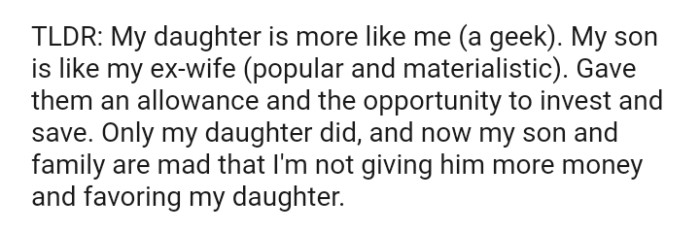 To summarize the whole story...