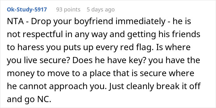 He is not respectful