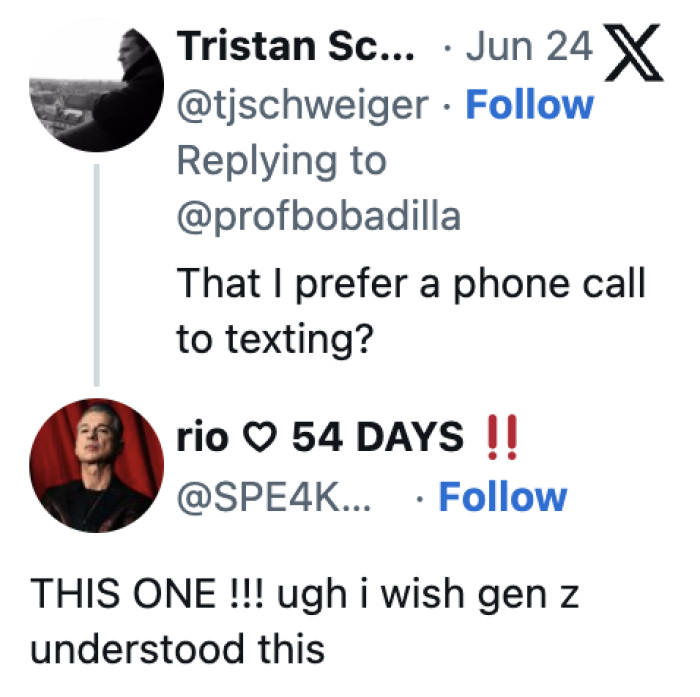 18. Phone calls are ideal for important matters