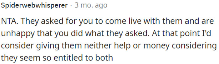 Their attitude appears entitled.