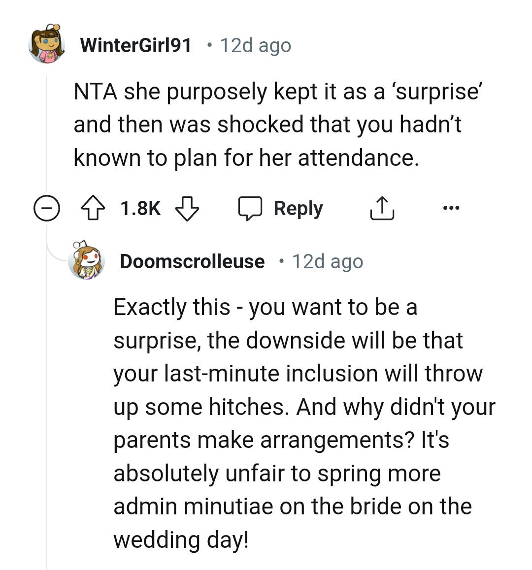 The Reddit Post Got Hundreds of Comments, and Here Are a Bunch of Them