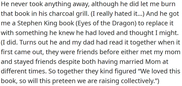 This is a great story, and all parents should take notes: