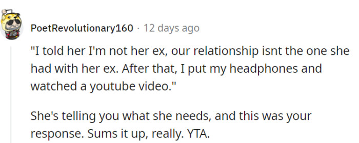 Caught himself red-handed!